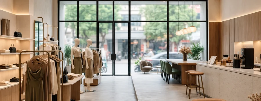 Espace de vente propre et accueillant